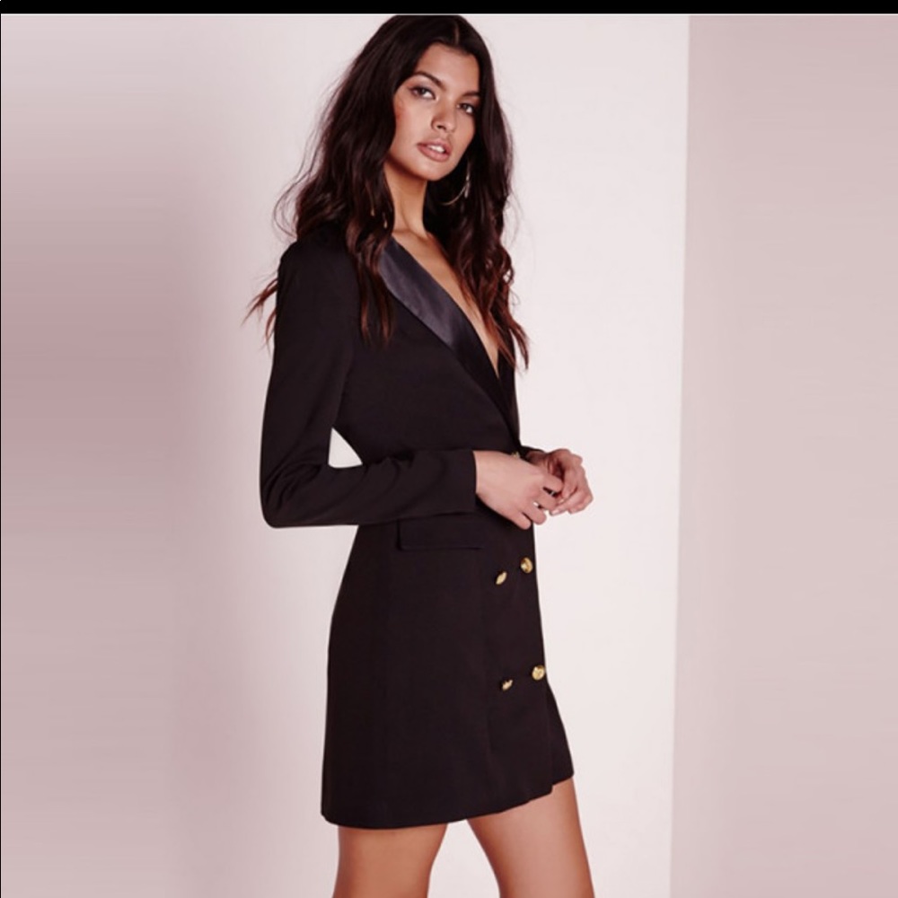 NWT Apparel Black Brief Women Blazer Dress Autumn